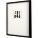 Mantra Black and Metallic and White Framed Art, The Studio