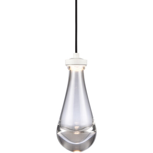 Vaso 1 Light 5.13 inch Matte White Mini Pendant Ceiling Light