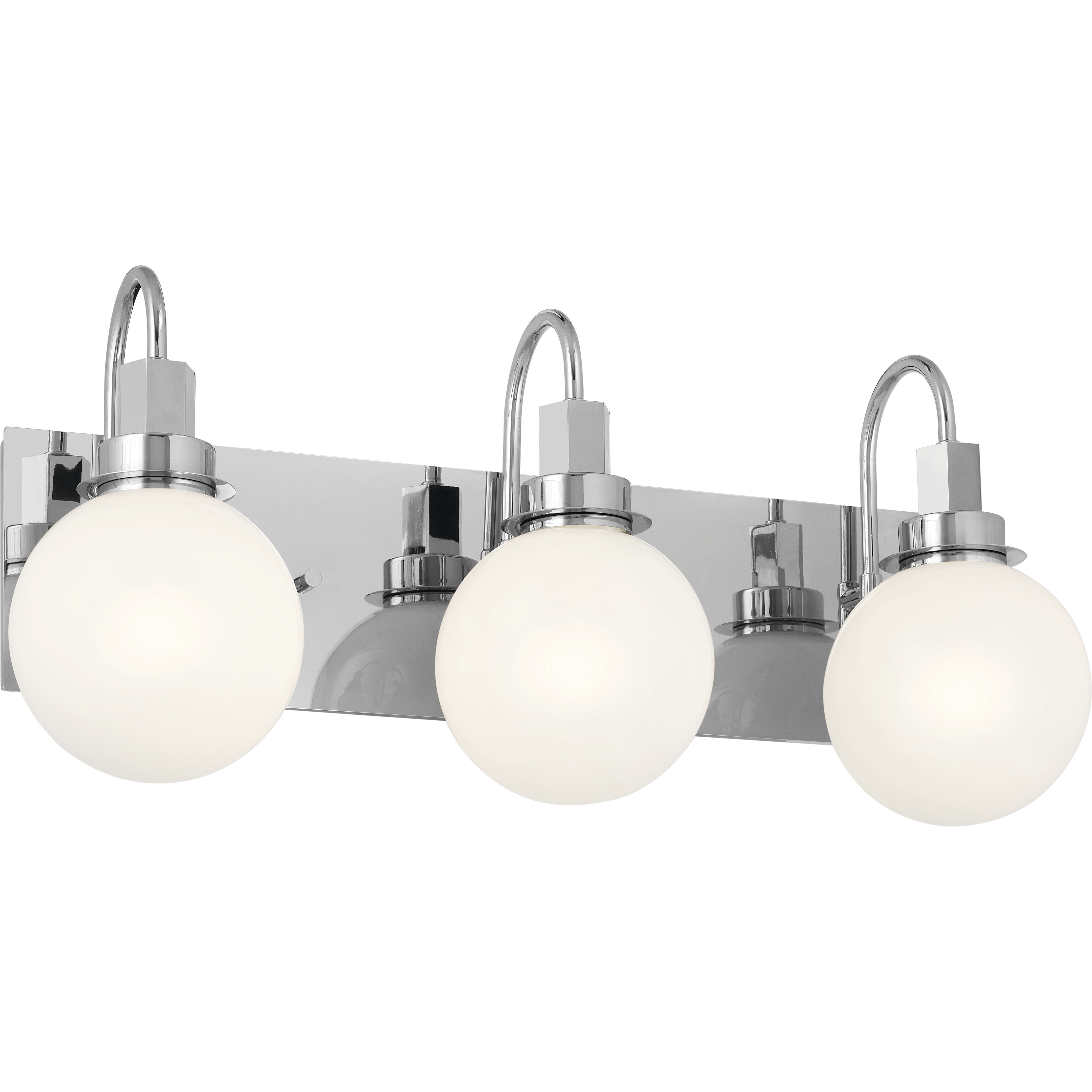 Kichler chrome vanity light on sale
