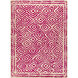 Atlas 132 X 96 inch Bright Pink, Beige Rug