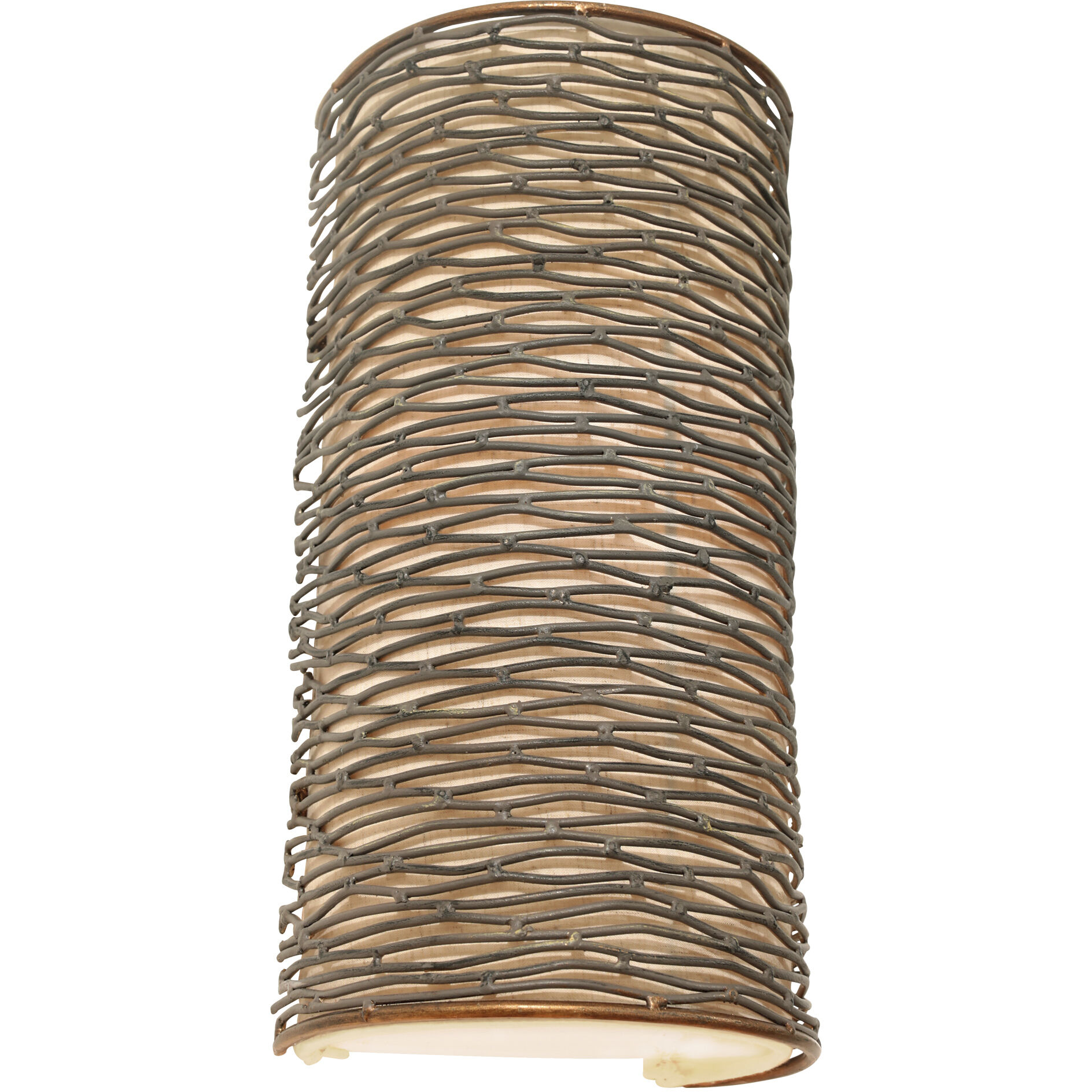 Flow 1 Light 6.63 inch Hammered Ore Wall Sconce Wall Light