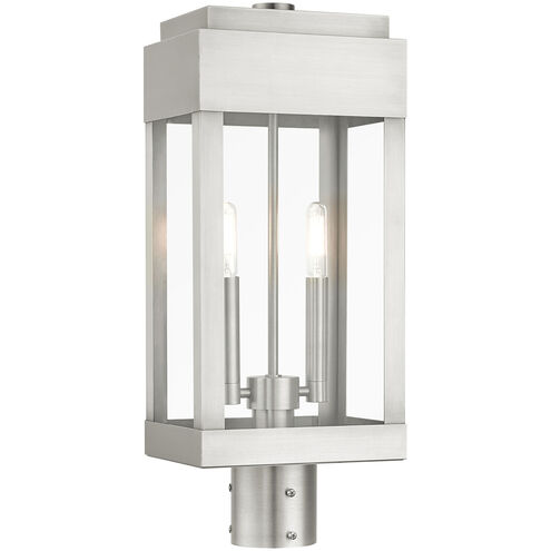 York 2 Light 6.13 inch Post Light & Accessory