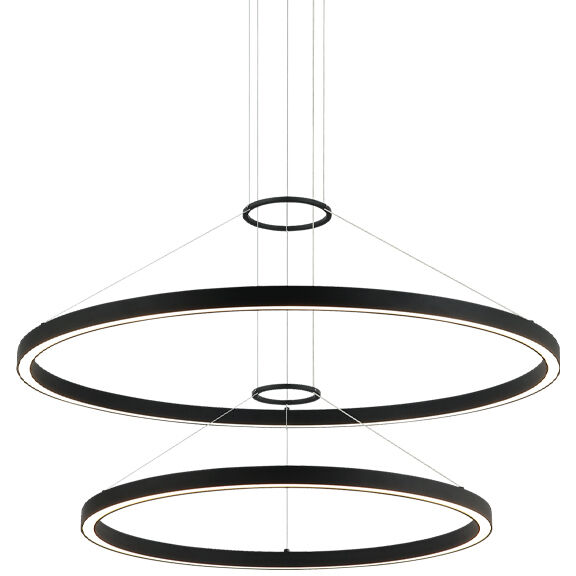 O'hara LED 31.88 inch Matte Black Chandelier Ceiling Light