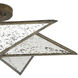 Stargazer 3 Light 30 inch Pyrite Bronze Semi-Flush Mount Ceiling Light