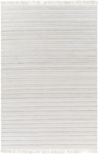 Azalea 90 X 60 inch Light Gray Rug, Rectangle