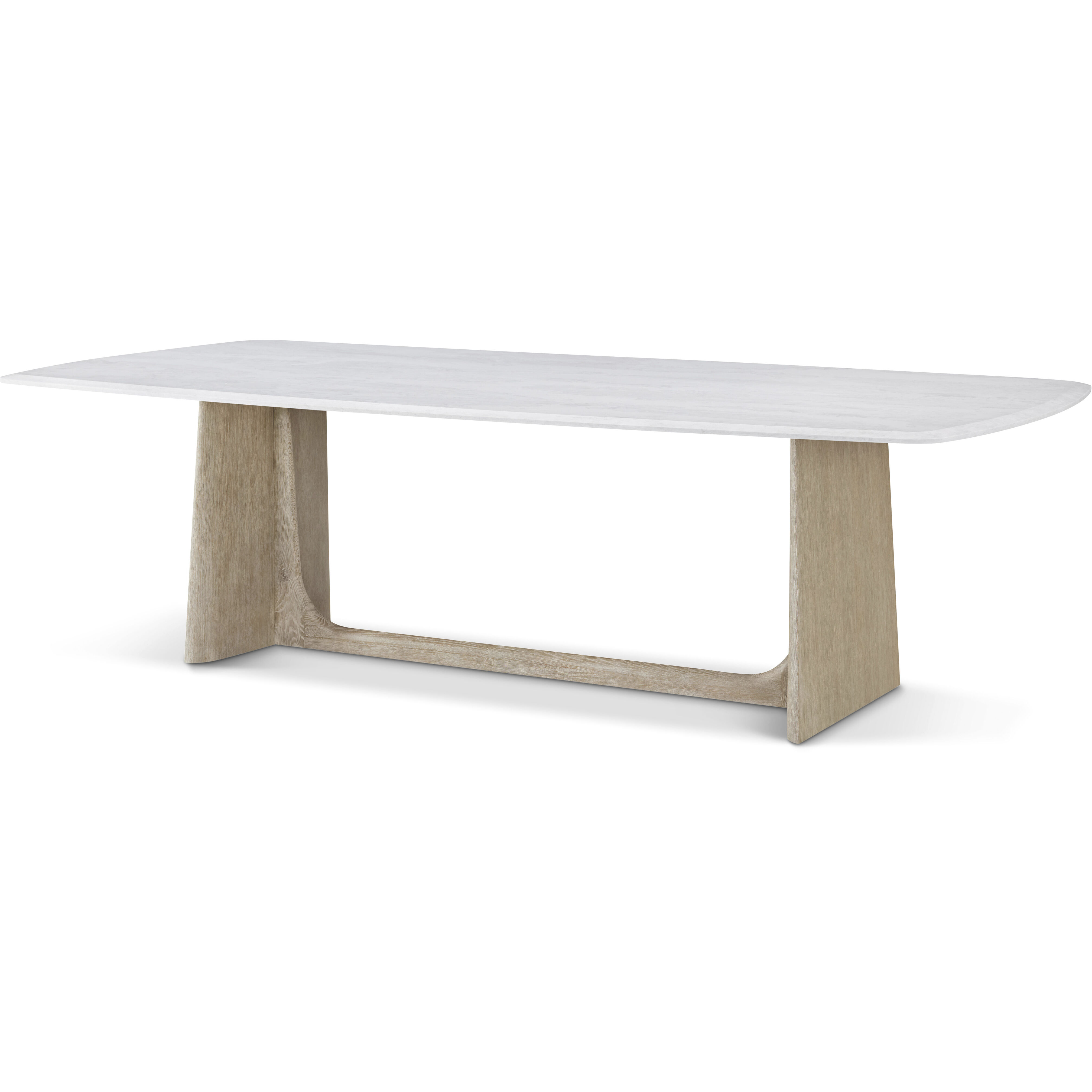 Repose 102.25 X 51.25 inch Grey Oak Dining Table, Wooden