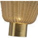 Alora Mood Rancho 1 Light 13.88 inch Brushed Gold Wall/Vanity Light Wall Light