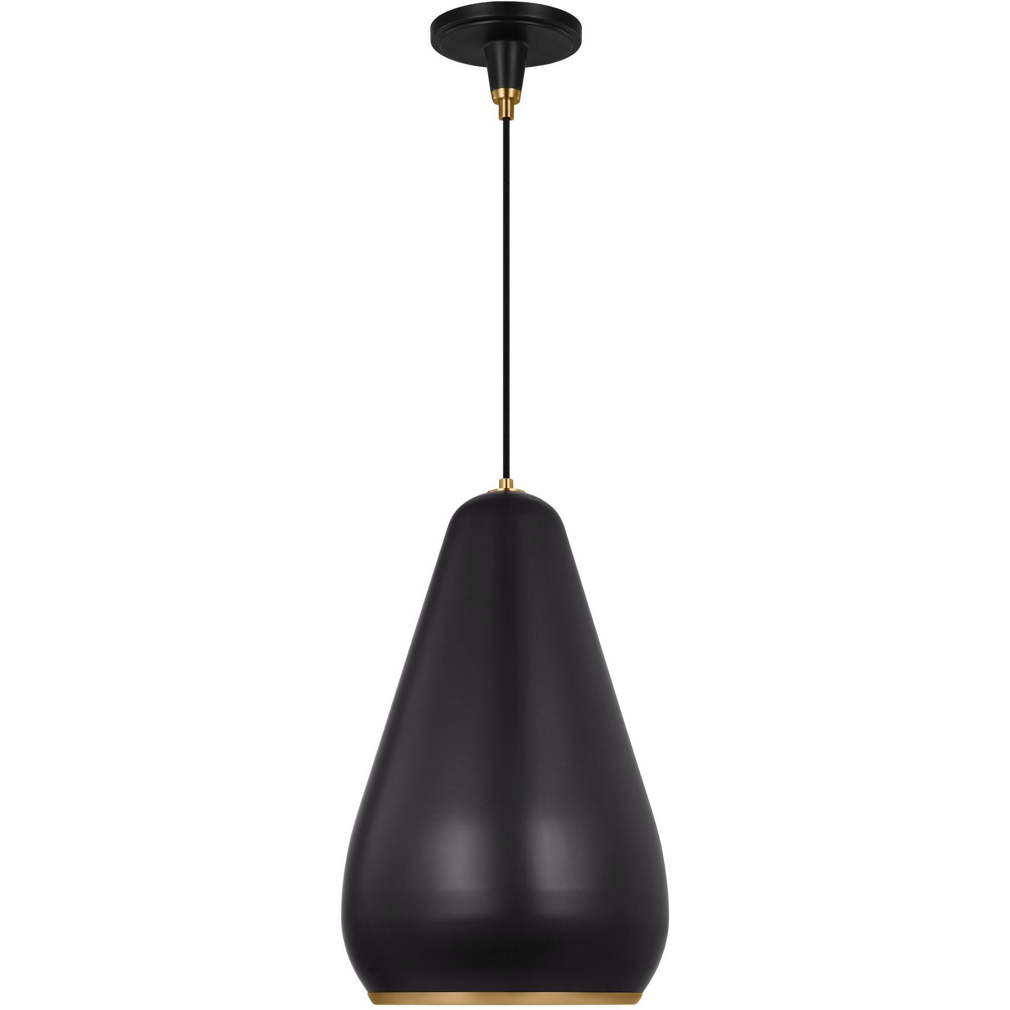 TOB by Thomas O'Brien Clasica 1 Light 13.38 inch Aged Iron Pendant Ceiling Light