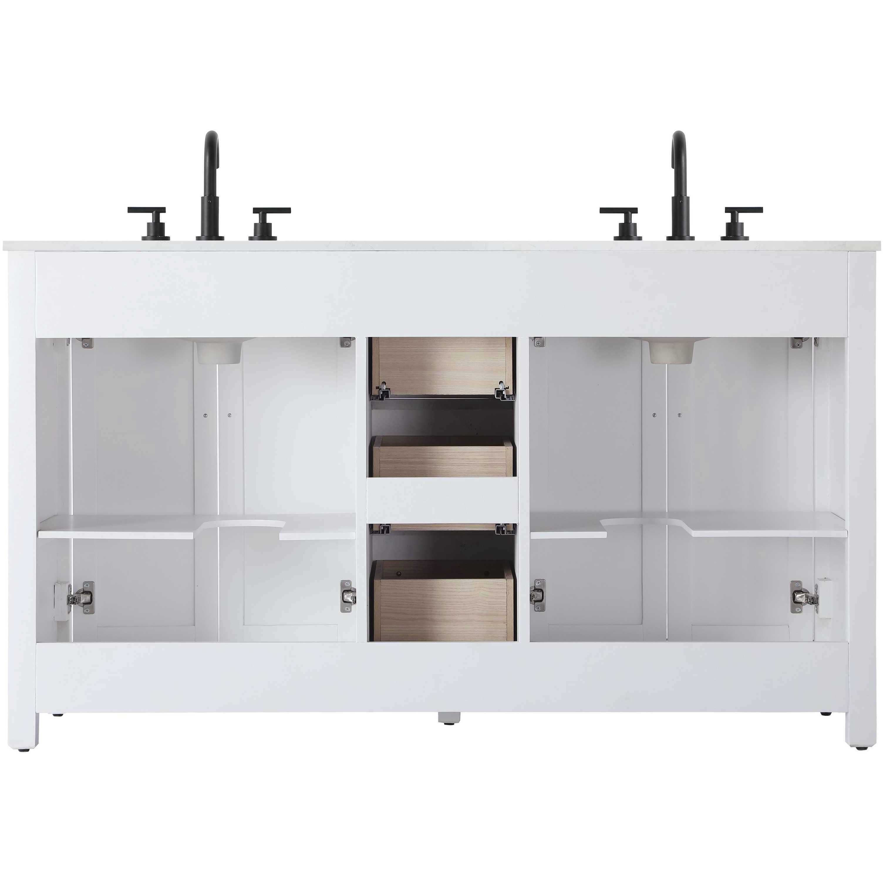 Alina 60 X 34 inch White Bathroom Vanity Cabinet