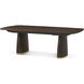 Hyde Park 128 X 48 inch Gallery Gold Dining Table, Wooden, Spencer Green Park