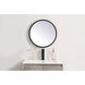 Pier 18 X 18 inch Black LED Mirror