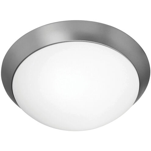 Cobalt 2 Light 13 inch Brushed Steel Flush Mount Ceiling Light