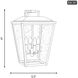 Drew & Jonathan Kennewick 4 Light 19 inch Textured Black Outdoor Wall Lantern, Large