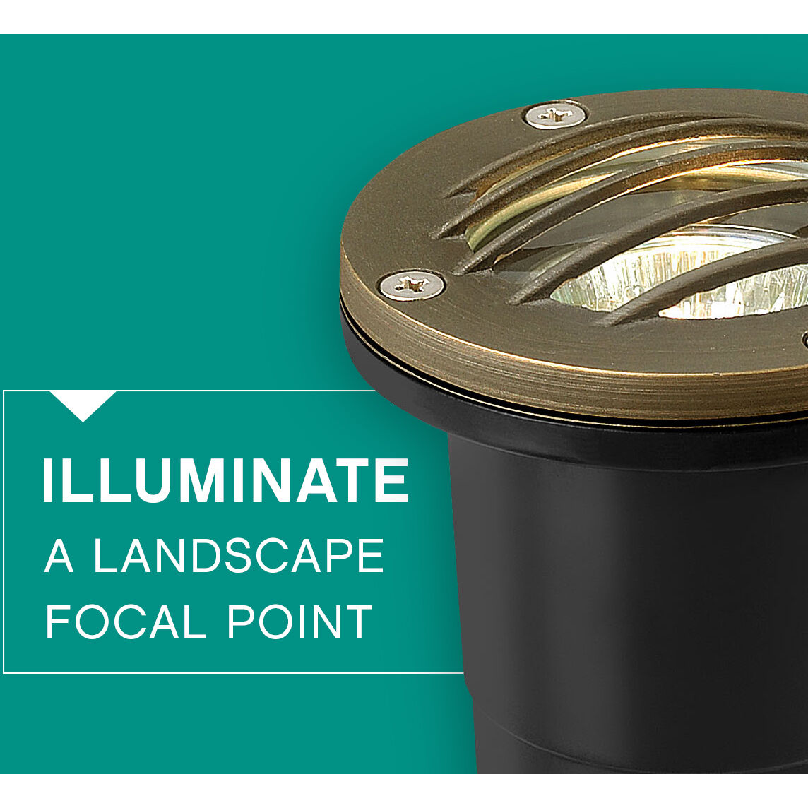 Hardy Island Grill Top 12v 4.00 watt Matte Bronze Landscape Well Light