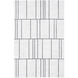 Timeless Luxe 36 X 24 inch Black/White Rug in 2 x 3