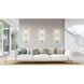 Chase LED 33 inch Brushed Nickel Bath Vanity Light Wall Light