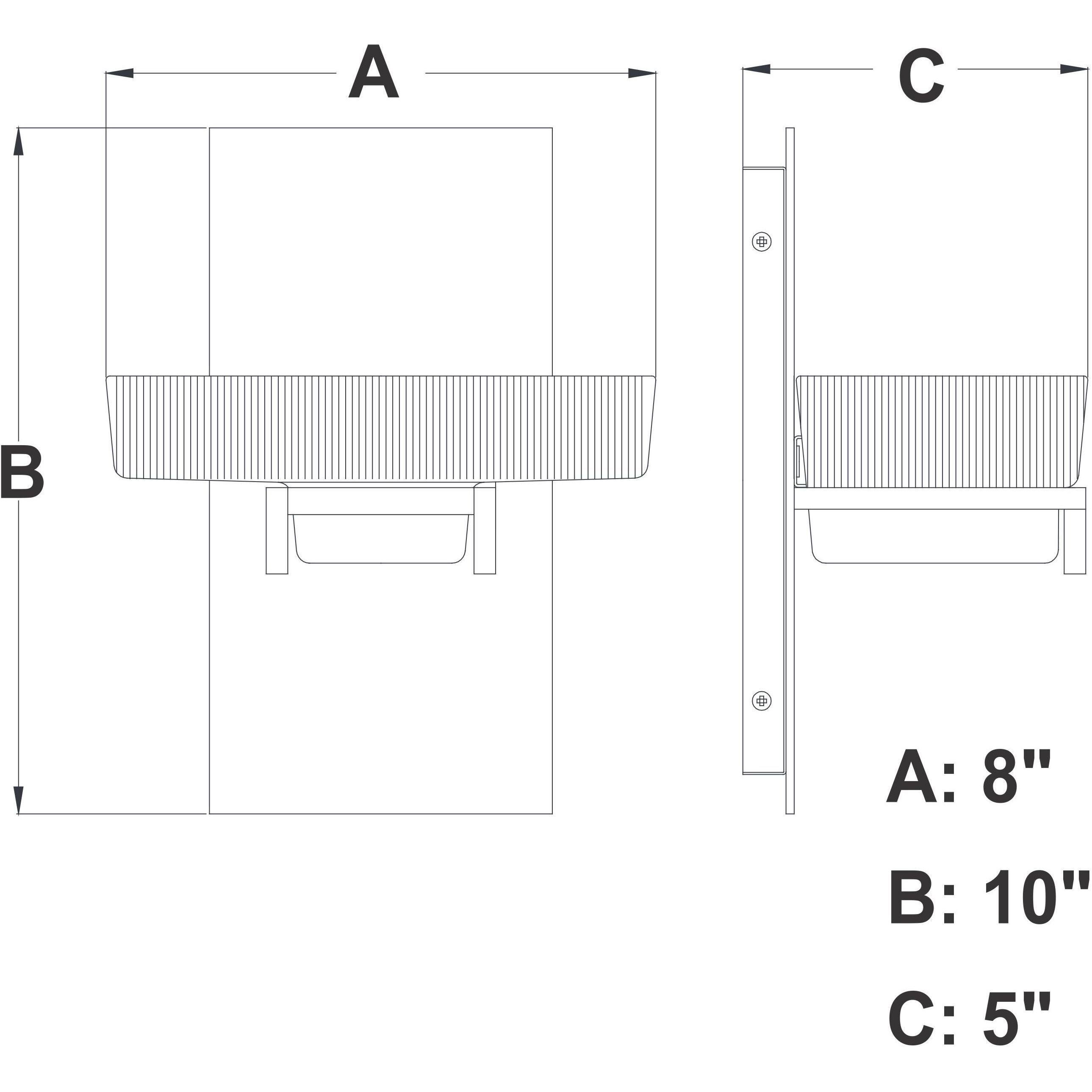 Gatsby 1 Light 8 inch Polished Nickel Bathroom Light Wall Light