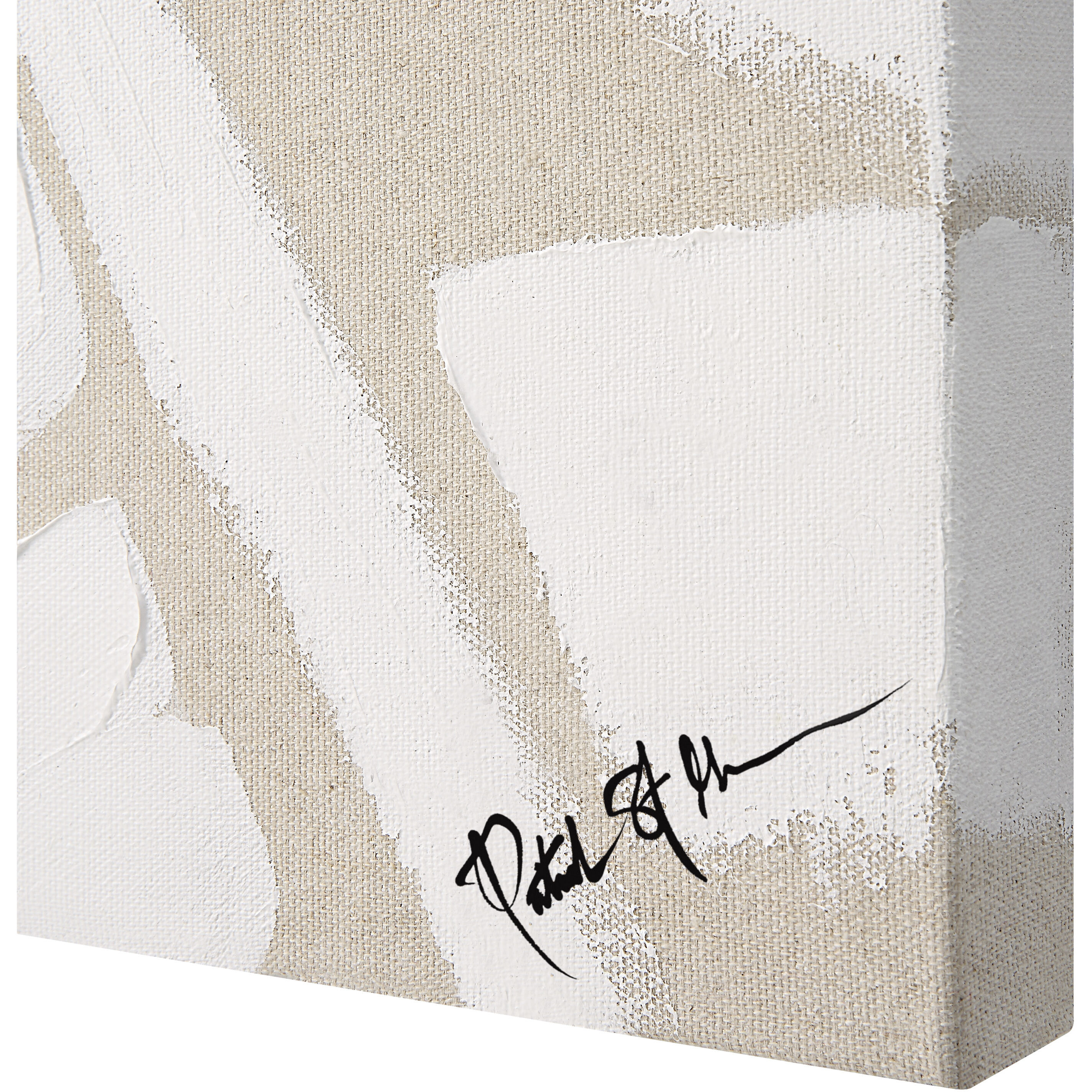 Bolzano White/Beige Canvas Art