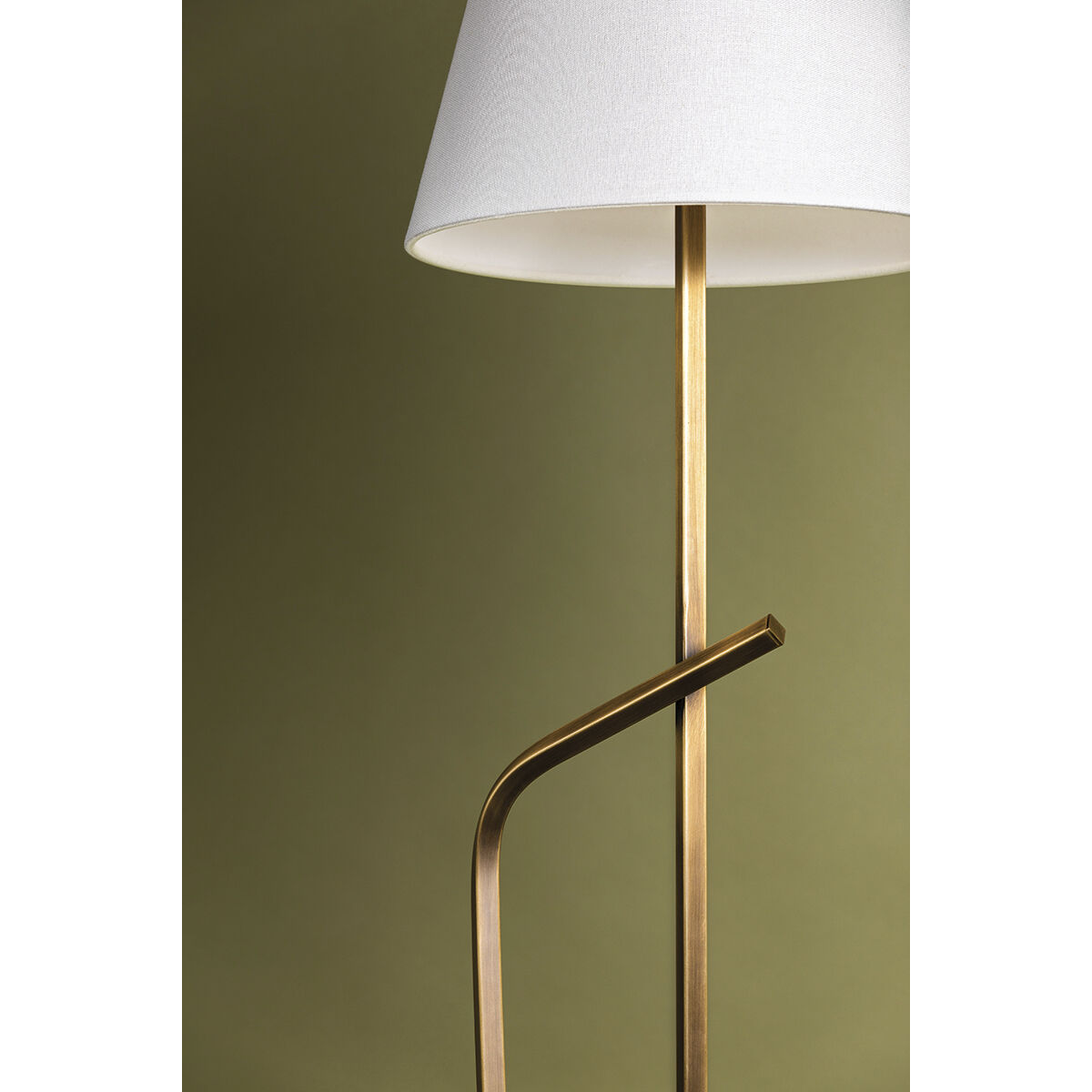 Pearce 64 inch 60.00 watt Patina Brass Floor Lamp Portable Light