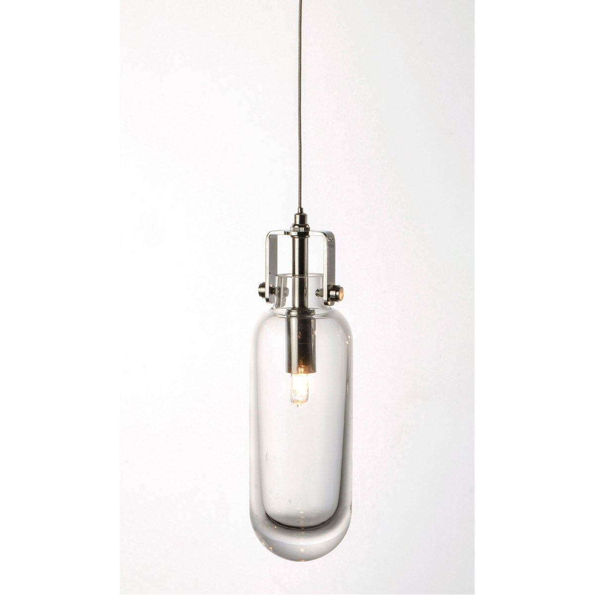 Kem 1 Light 2.75 inch Polished Chrome Single Pendant Ceiling Light