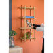 Four Tiers 44.1 X 18.1 X 9.8 inch Natural Shelf