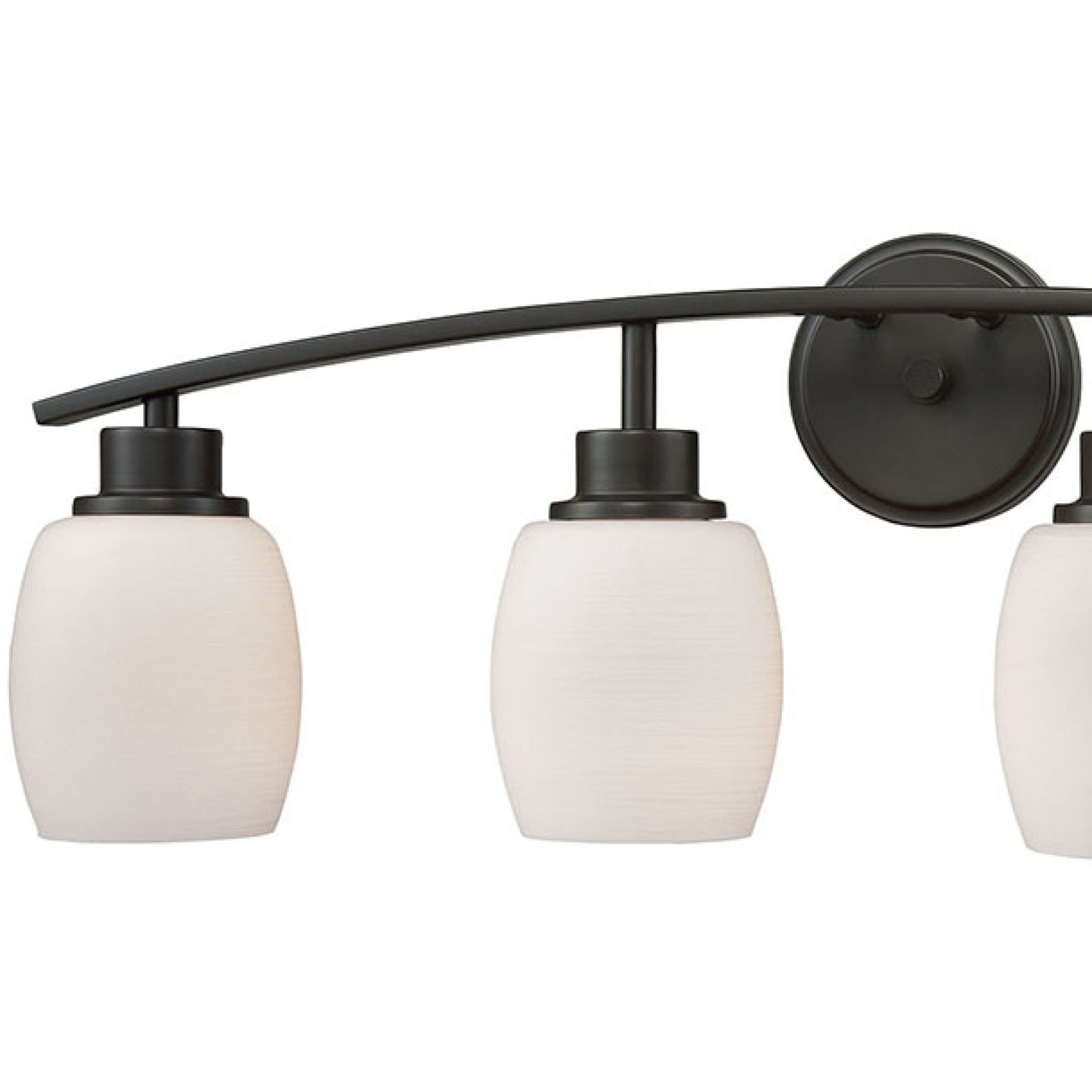 Casual Mission 4 Light 28 inch Oil Rubbed Bronze Vanity Light Wall Light