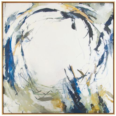 Joan Curtis' Motion I Satin and Gold Leaf Giclees