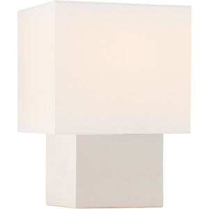 Kelly Wearstler Pari 12.5 inch 40.00 watt Ivory Square Table Lamp Portable Light, Petite