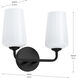Celino 2 Light 14 inch Black Vanity Light Wall Light