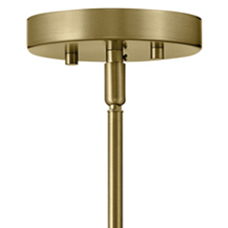 Frankie LED 10 inch Lacquered Brass Pendant Ceiling Light