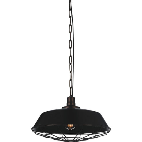 Morgan 1 Light 18 inch Chocolate Down Pendant Ceiling Light
