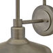 Coastal Elements Forge 1 Light 13.25 inch Burnished Bronze Outdoor Wall Mount Barn Light