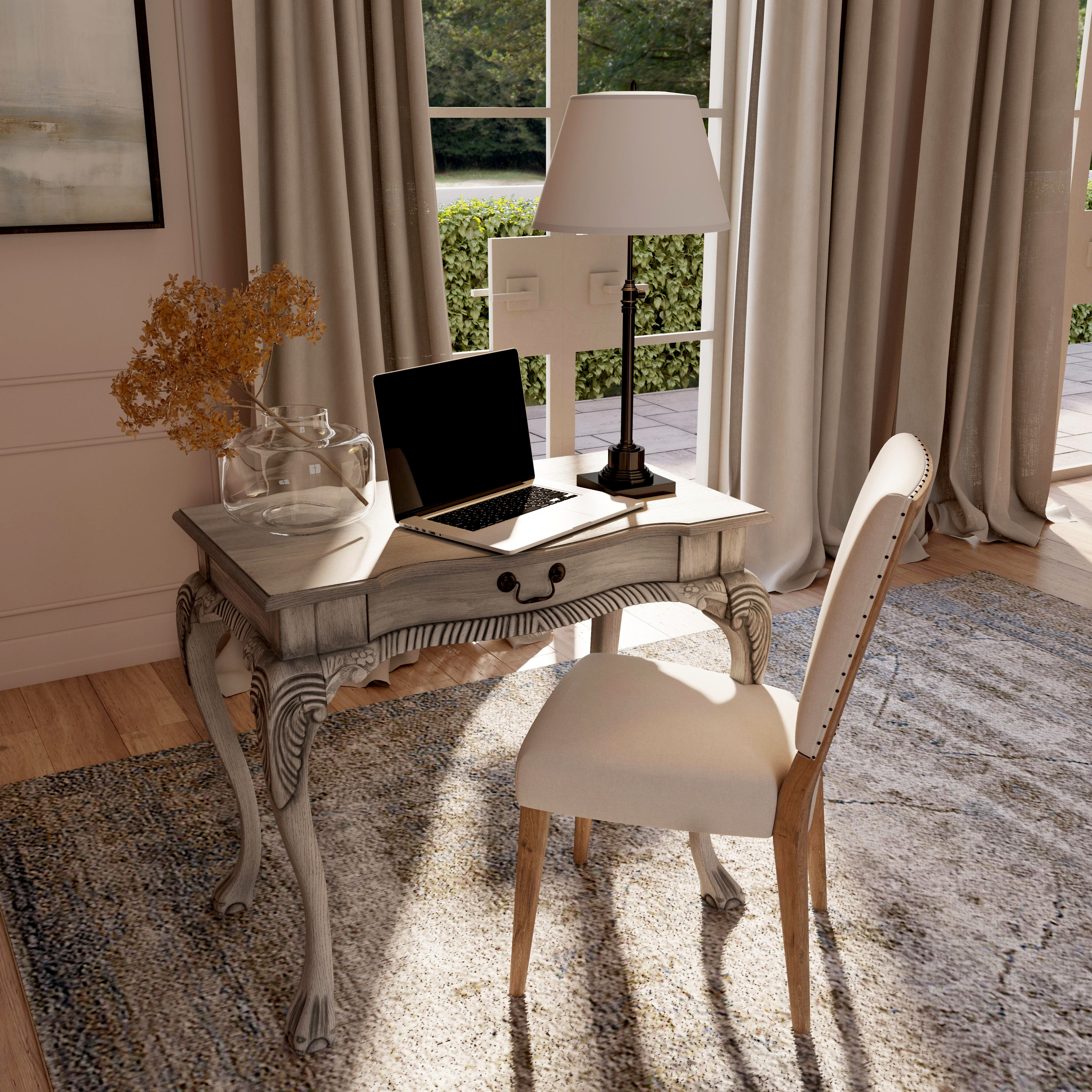 Dupree Writing Desk in Gray