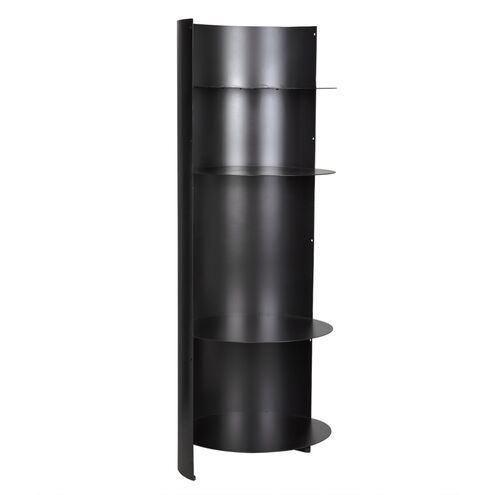 Fassbender Matte Black Bookcase, Set of 3