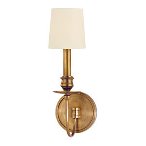 Cohasset 1 Light 4.75 inch Aged Brass Wall Sconce Wall Light