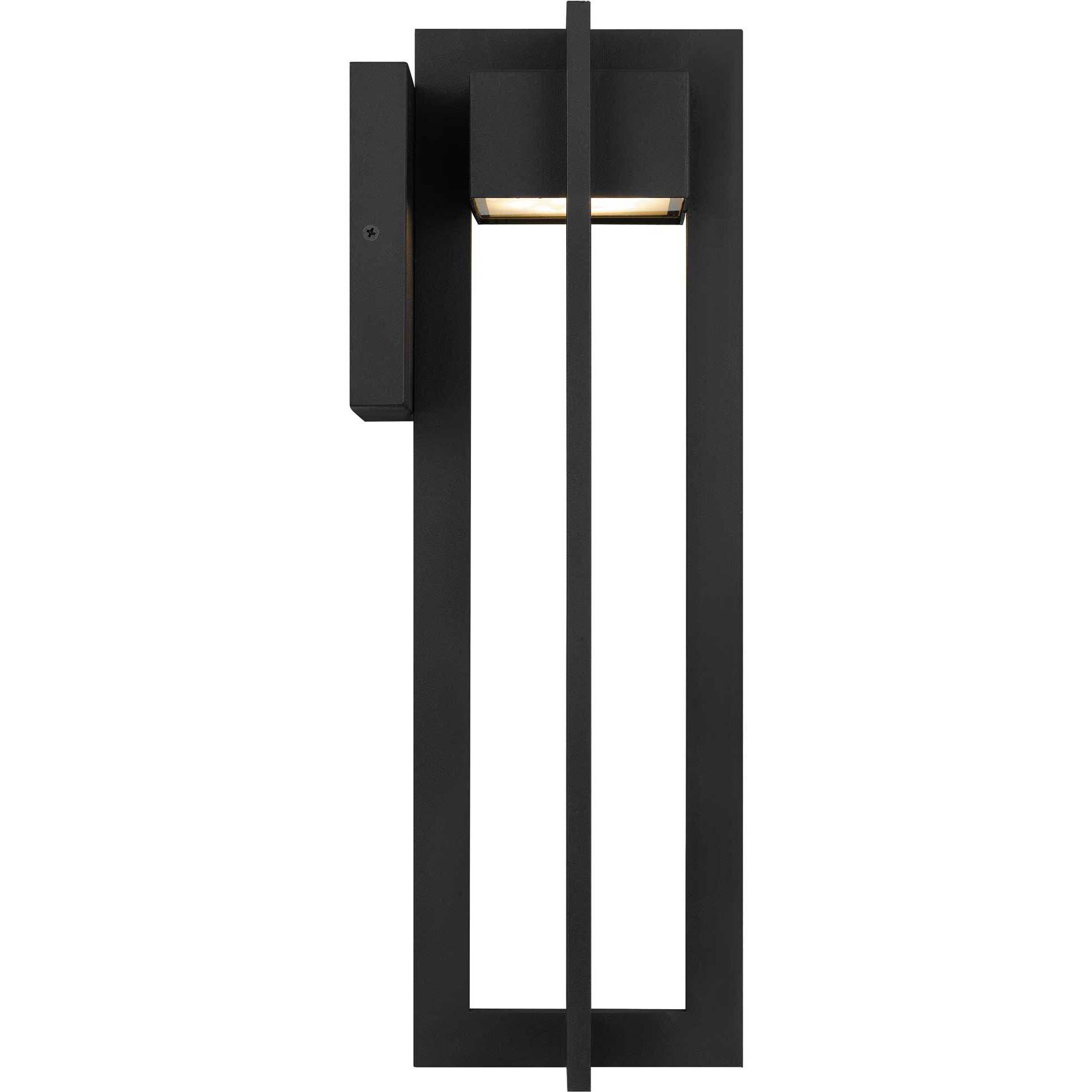 4 Bar LED 18 inch Sand Black Outdoor Wall Sconce