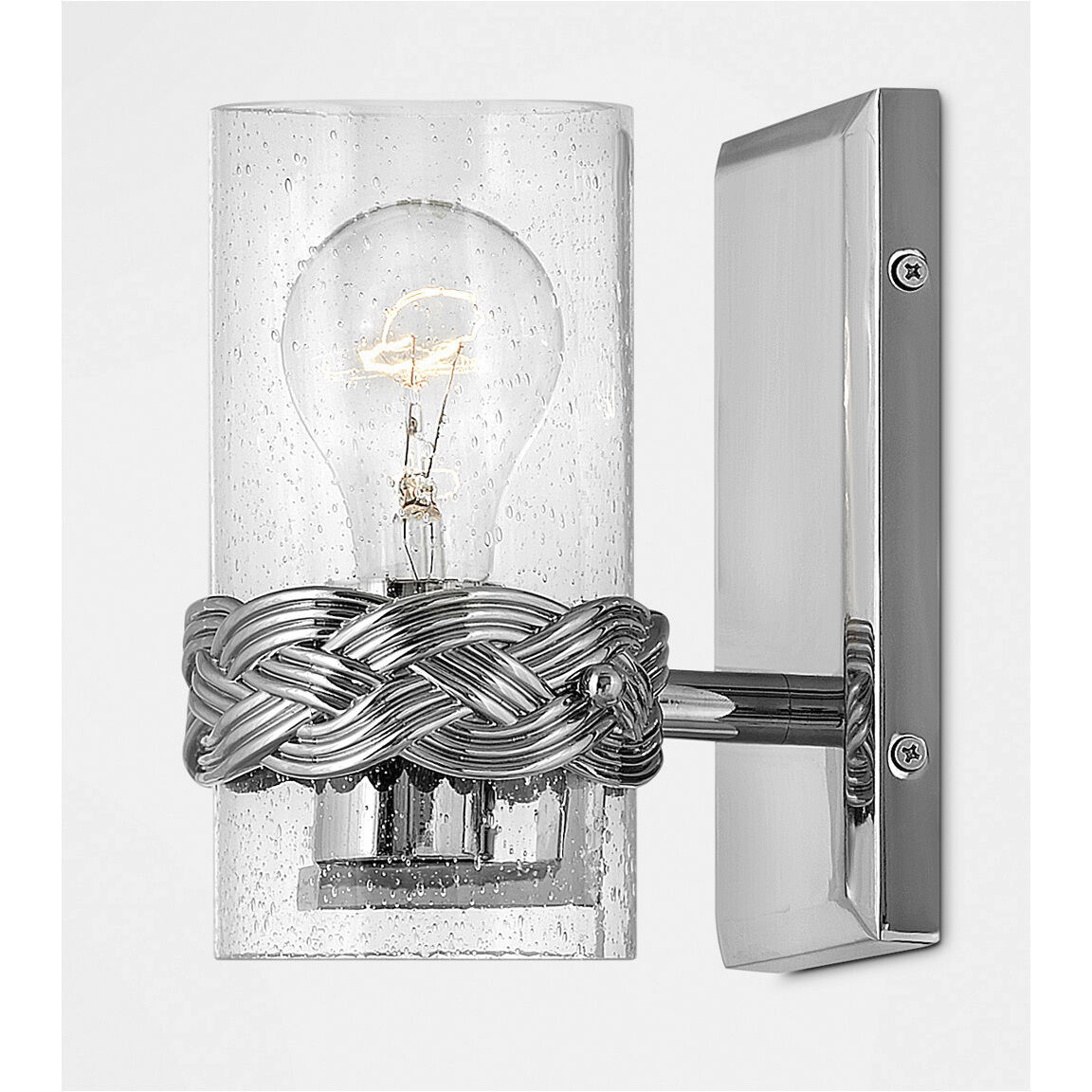 Nevis 1 Light 5.75 inch Polished Nickel Vanity Light Wall Light