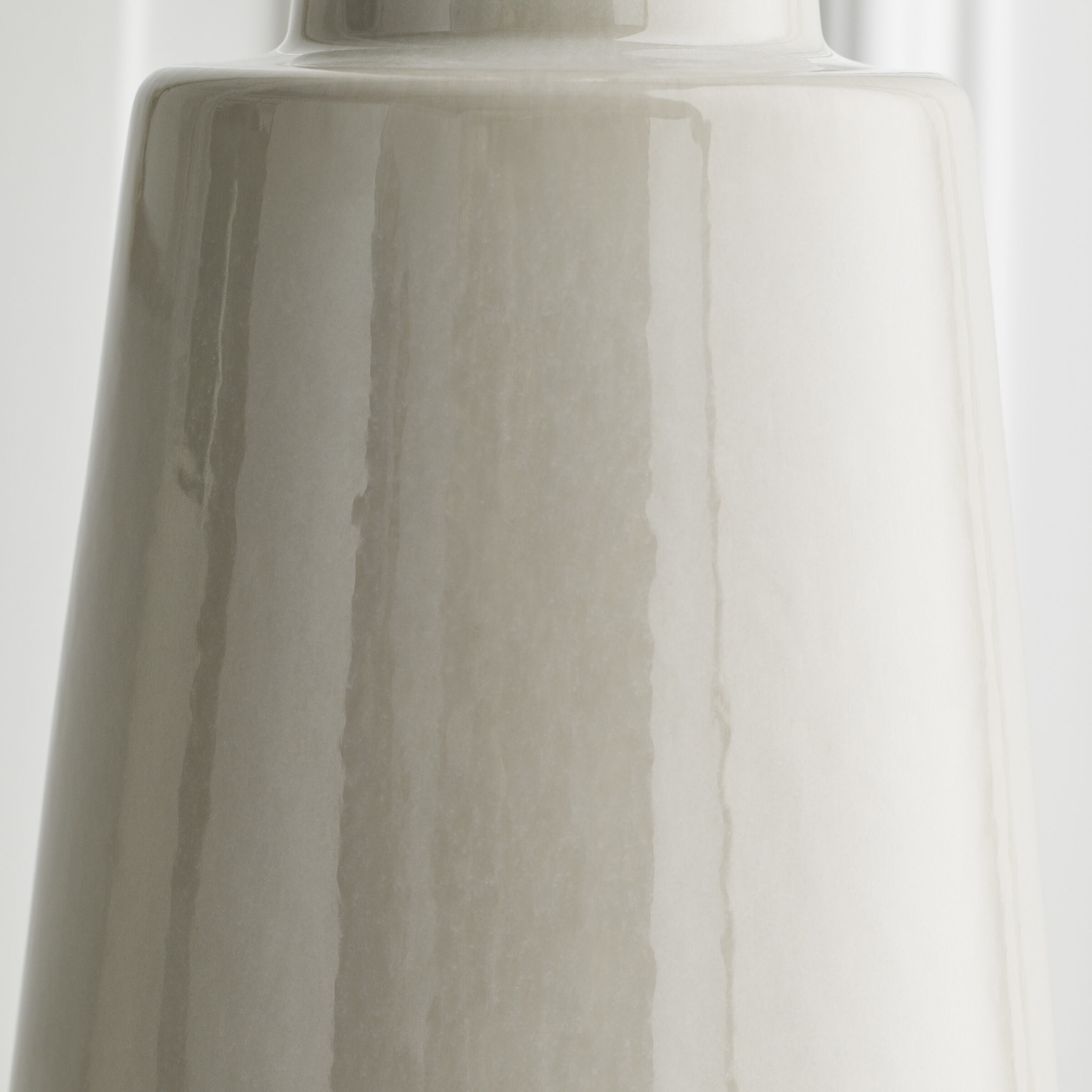 Barbara Barry Vessel 27.38 inch 9.00 watt Shellish Grey Table Lamp Portable Light