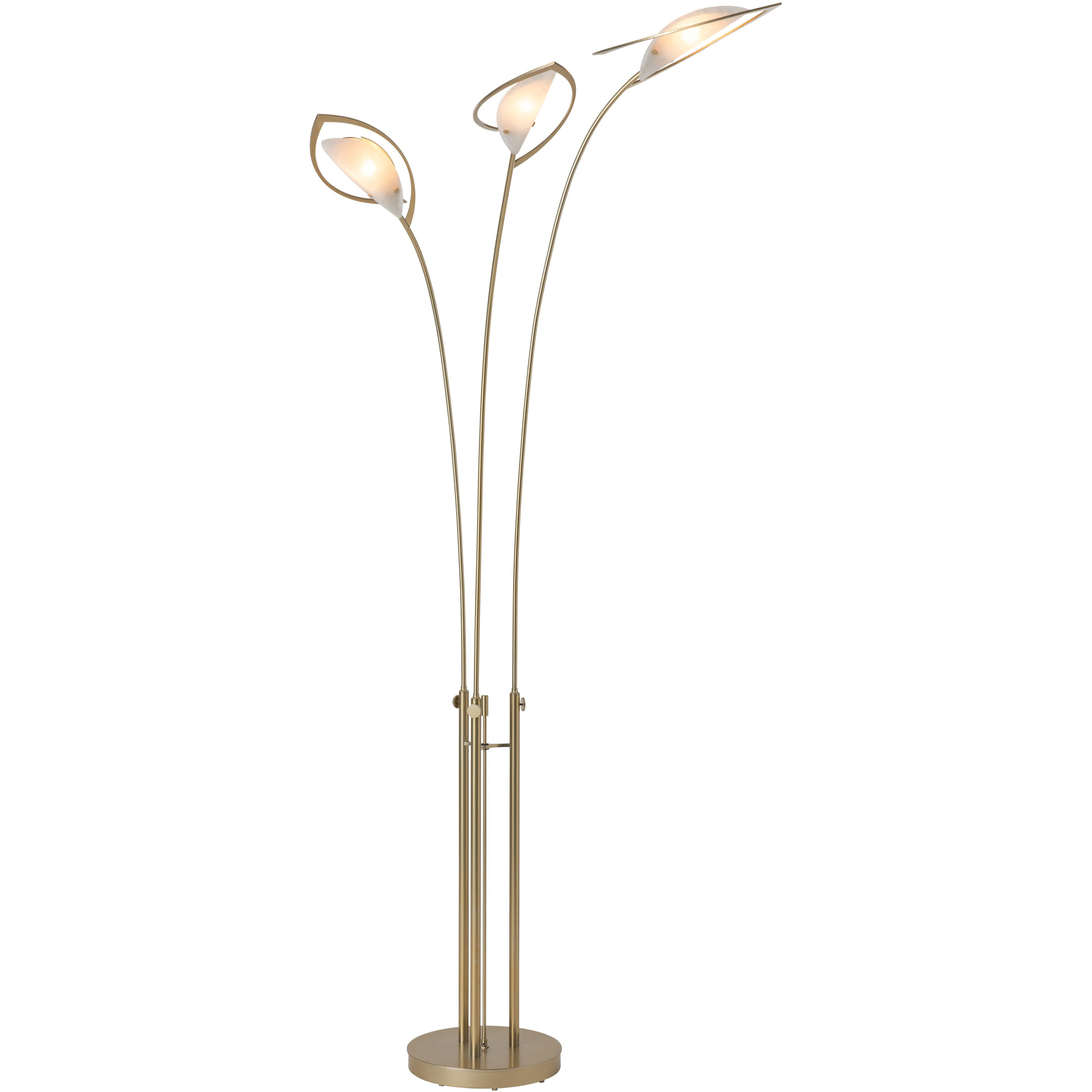 Aerial 79.4 inch 60.00 watt Soft Gold Torchiere Portable Light