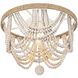 Jolie 4 Light 16 inch Antique White Flush Mount Ceiling Light