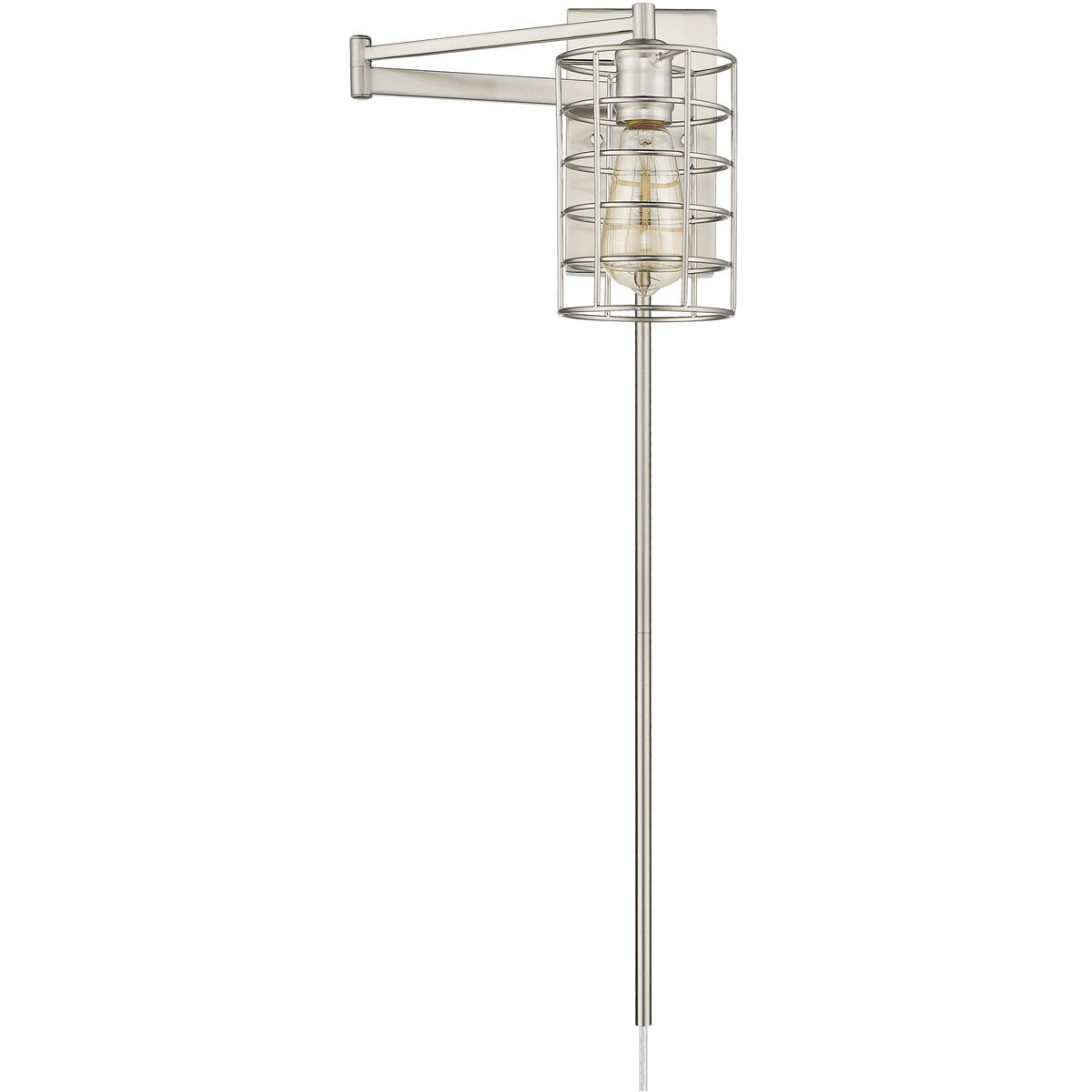 Jett 1 Light 5 inch Satin Nickel Sconce Wall Light