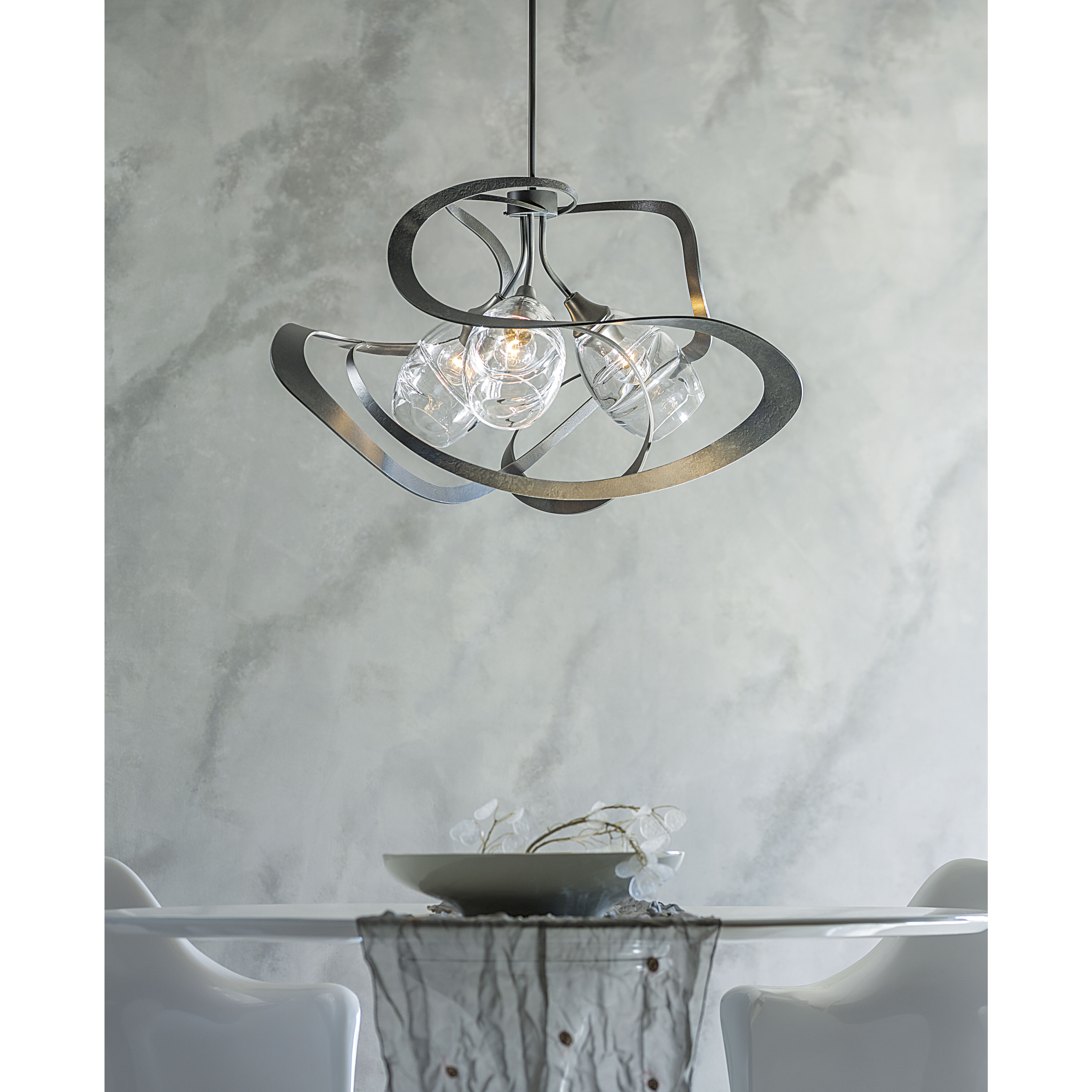 Nest 3 Light 30.6 inch Dark Smoke Pendant Ceiling Light