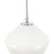 Rochester 1 Light 8 inch Chrome Pendant Ceiling Light