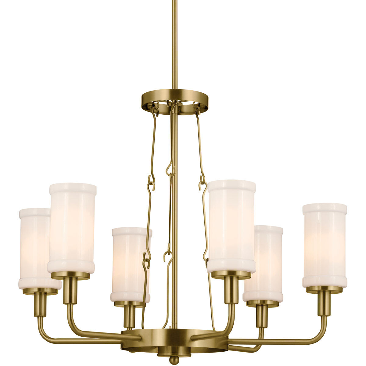 Homestead Vetivene 6 Light 29 inch Natural Brass Chandelier Ceiling Light, Vetivene