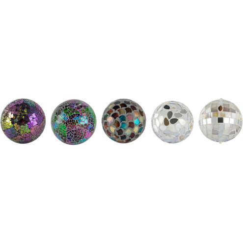 Abbot Multicolor Decorative Mosaic Balls