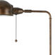 Croby 42 inch 60 watt Rust Floor Lamp Portable Light
