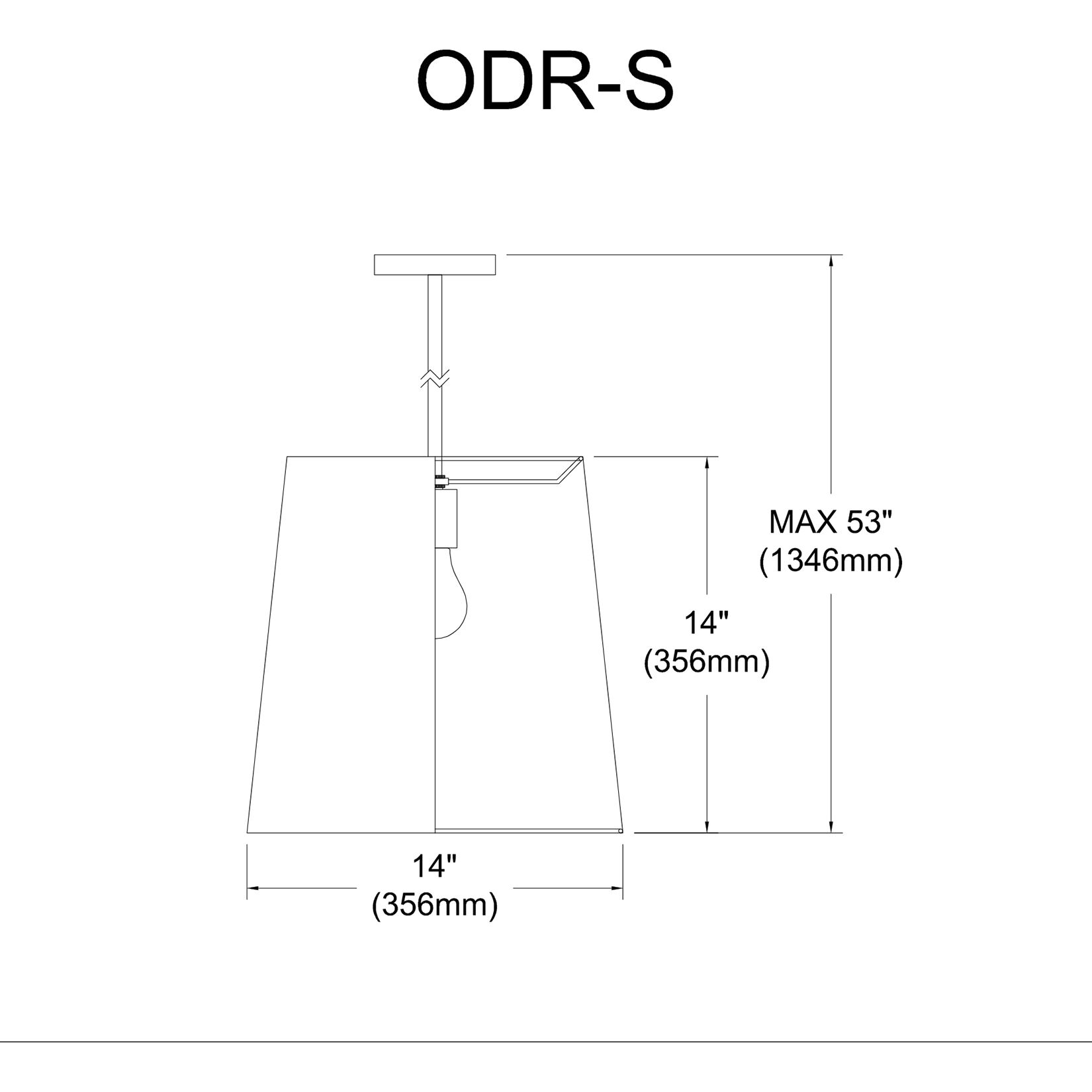 Oversized Drum 1 Light 14 inch Aged Brass Pendant Ceiling Light in White/Gold Jewel Tone, Small