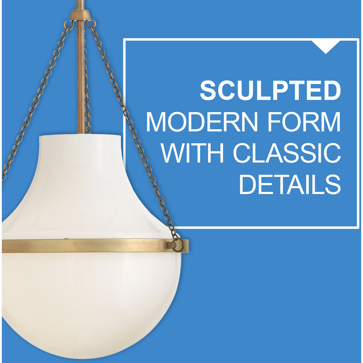 Collins 1 Light 15 inch Heritage Brass Pendant Ceiling Light
