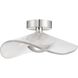 Novella LED 18 inch Polished Nickel Convertible Pendant Ceiling Light