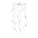 Ballet 9 Light 21.25 inch Chandelier